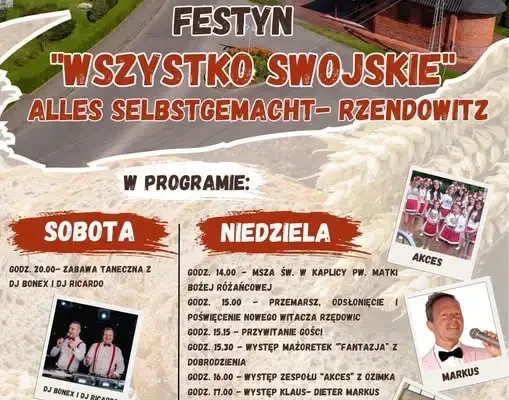 Rzędowice zapraszają na Festyn „Wszystko Swojskie” – dwa dni atrakcji dla całych rodzin
