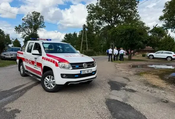Dożynki w Kobylej Górze: OSP zabezpieczało przejazd korowodu