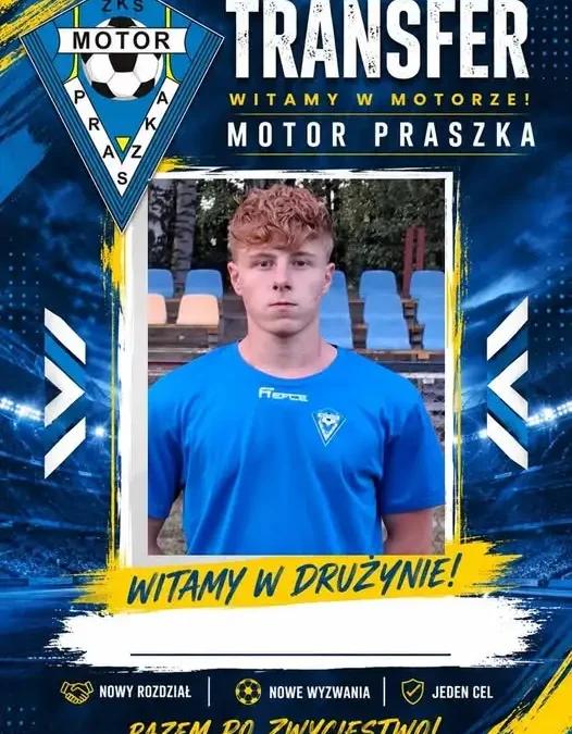 Kamil Warzyc nowym zawodnikiem Motoru Praszka
