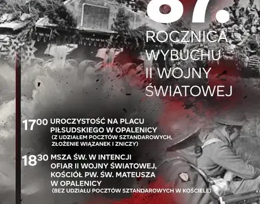 87. rocznica wybuchu II wojny światowej – uroczystości w Opalenicy