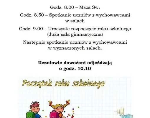 Rozpoczęcie roku szkolnego 2026/2027 w PSP nr 1 w Oleśnie