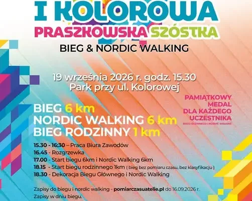 I Edycja Biegu w Parku na Ulicy Kolorowej – Zapraszamy!