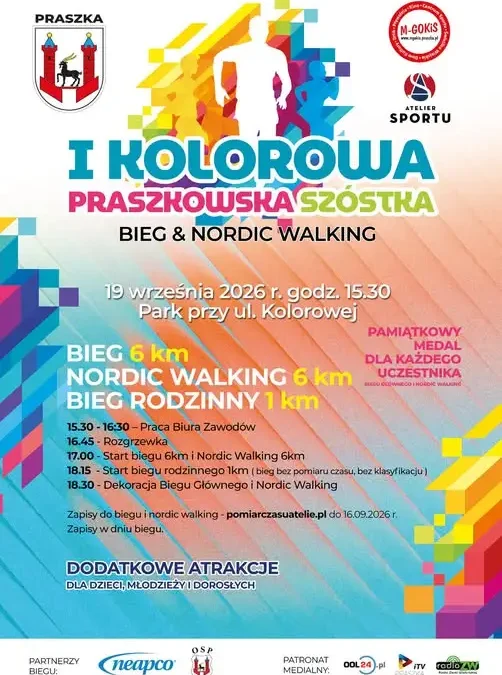 I Edycja Biegu w Parku na Ulicy Kolorowej – Zapraszamy!