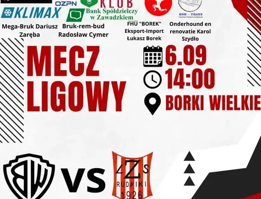 LZS Rudniki zagra w niedzielę w Borkach Wielkich o pierwsze punkty