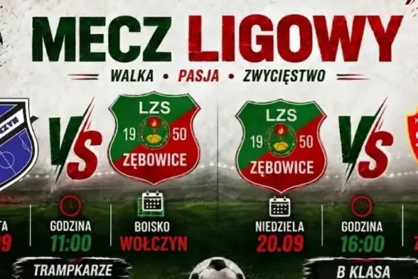 Weekendowe mecze w Wołczynie i Zębowicach – sprawdź terminarz