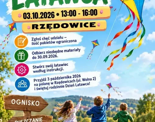 Dzień Latawca w Rzędowicach – rodzinne święto w powietrzu