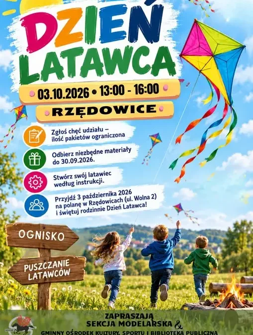Dzień Latawca w Rzędowicach – rodzinne święto w powietrzu