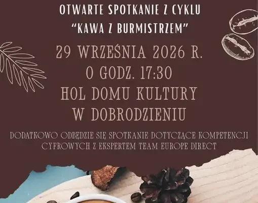 Kawa z Burmistrzem Dobrodzienia – 29 września 2026