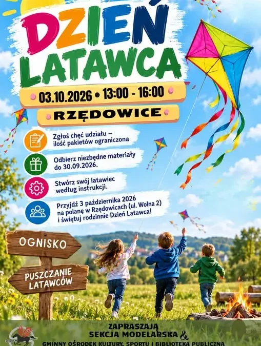 Dzień Latawca w Rzędowicach – rodzinne święto w powietrzu