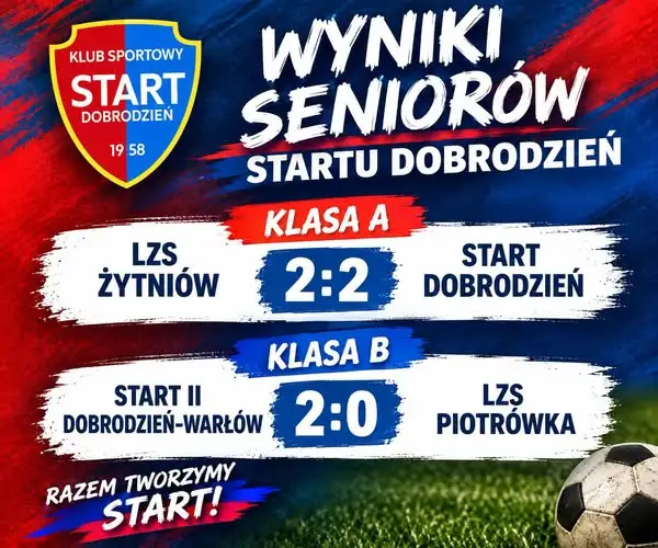 Start Dobrodzień: punkt pierwszej drużyny i zwycięstwo rezerw w weekendowych meczach