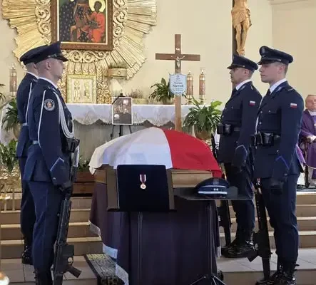 Pożegnanie podkomisarza Natana Sieronia – policjanta, który zginął na służbie