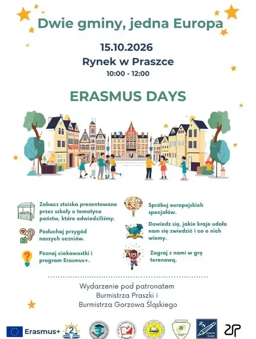 Erasmus Days w Praszce – dwie gminy, jedna Europa