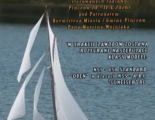 Zakończenie sezonu MiniSail w Pińczowie – zawody modeli żaglowych RC